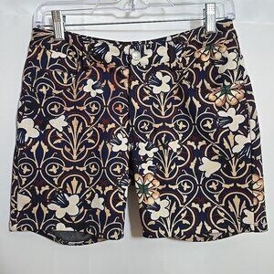 ST33LE Shorts Mens Size 28 Floral 6" Inseam Stretch 5-Pocket Tapestry